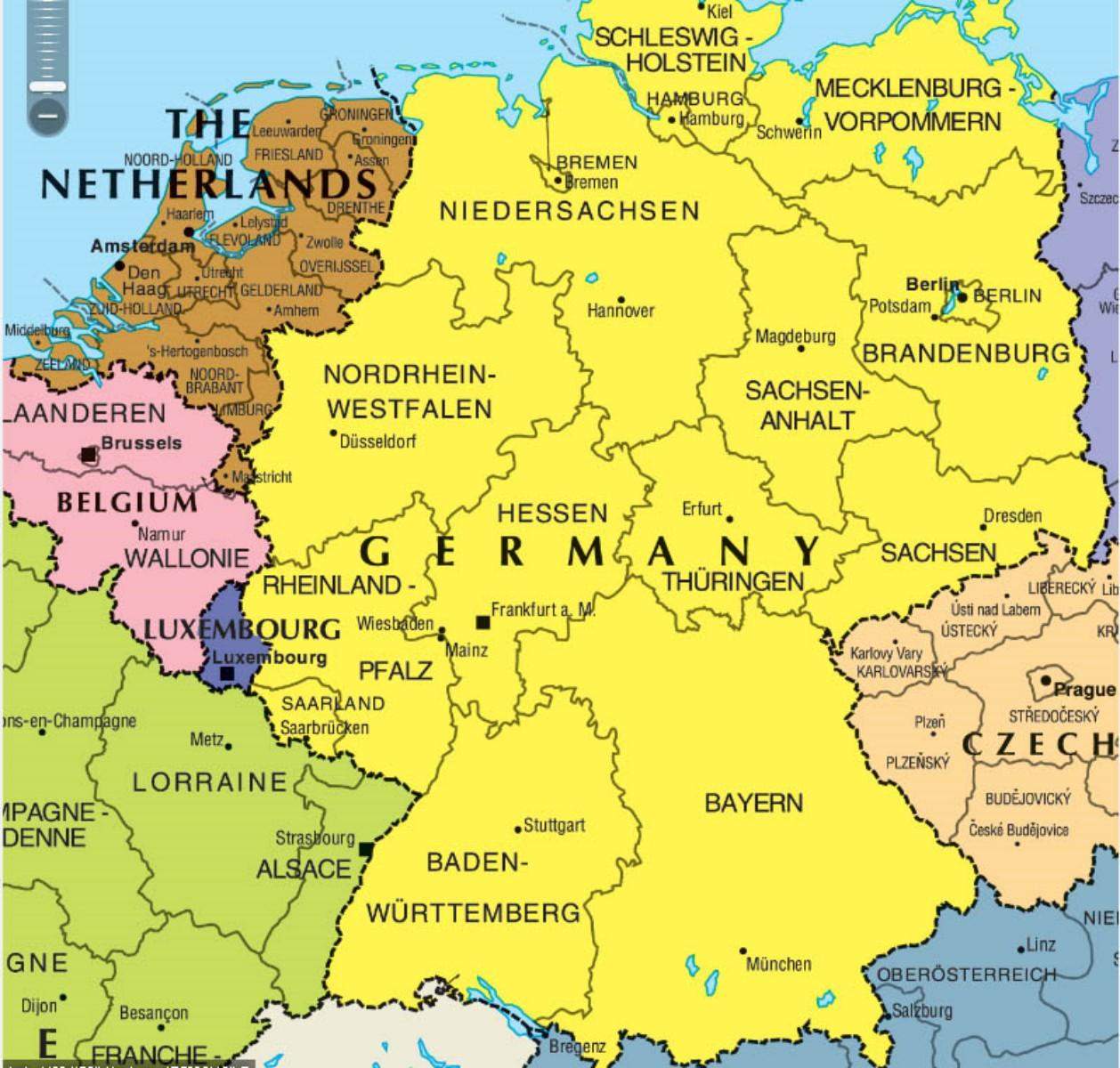 Marburg Germany Map